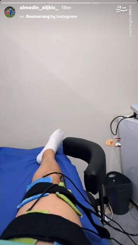 واکنش جنجالی آلمدین زیلیکیچ بازیکن استقلال بعد از اخراج