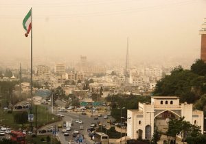 هوای شیراز امروز در وضعیت ناسالم قرار دارد