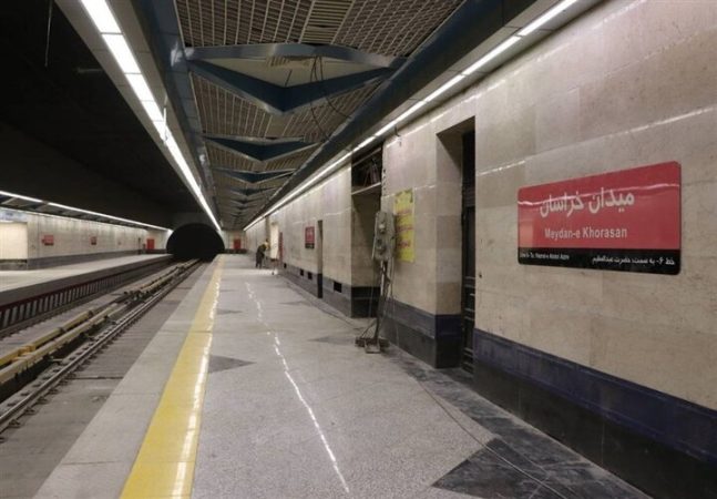 یک ایستگاه مترو در تهران افتتاح شد یک ایستگاه مترو در تهران افتتاح شد