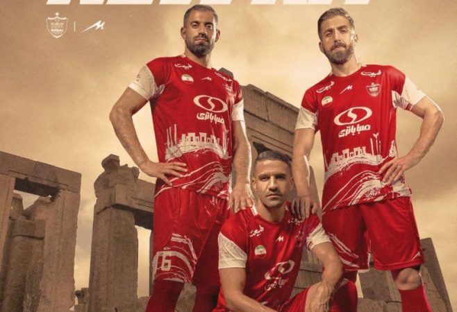 حذف تخت جمشید از لباس پرسپولیس در آسیا