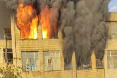 علت آتش سوزی گسترده در خیابان ناصرخسرو