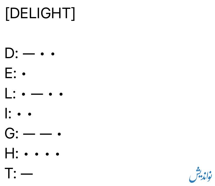 کد مورس همستر امروز پنجشنبه 22 شهریور 1403